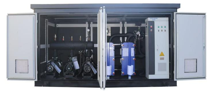 KVR-A系列屏蔽式超高效输配供热机房（屏蔽式换热机组）